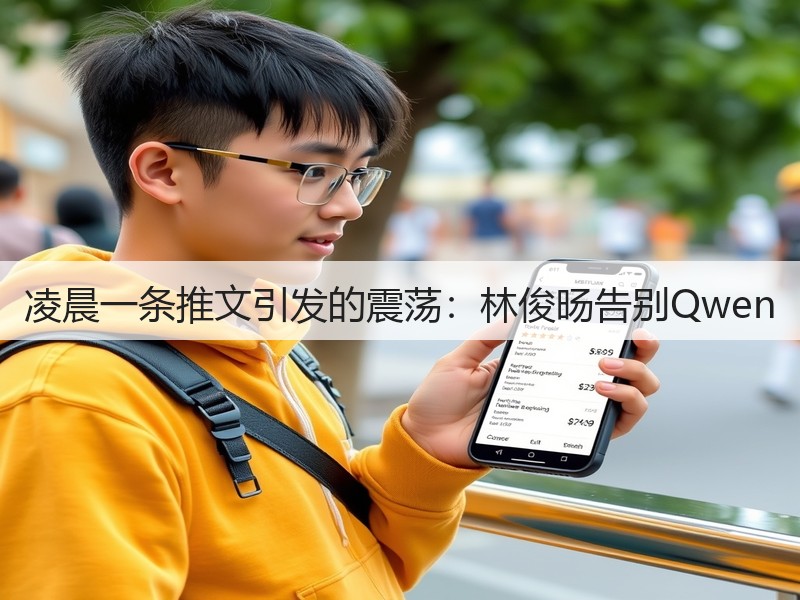 凌晨一条推文引发的震荡：林俊旸告别Qwen(图3)