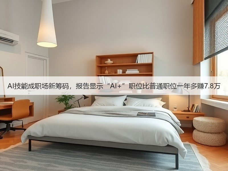 AI技能成职场新筹码，报告显示“AI+”职位比普通职位一年多赚7.8万(图2)