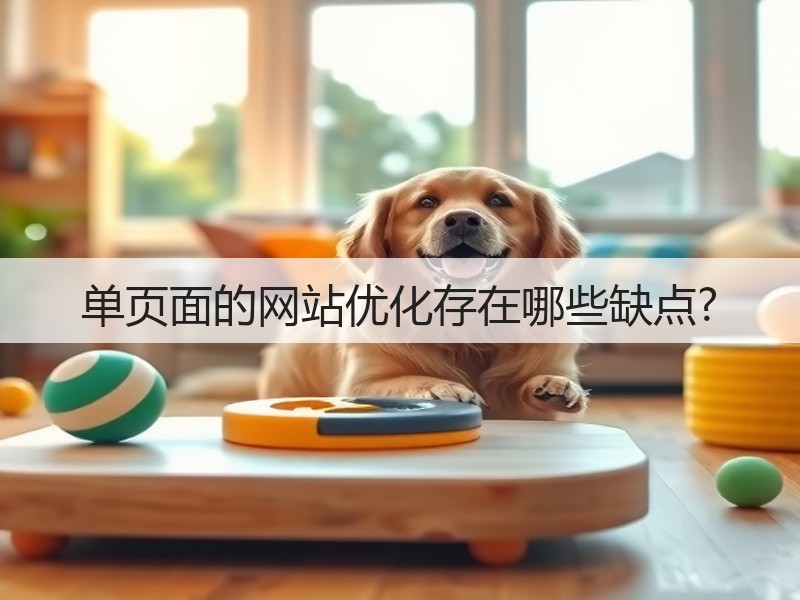 单页面的网站优化存在哪些缺点?(图2)