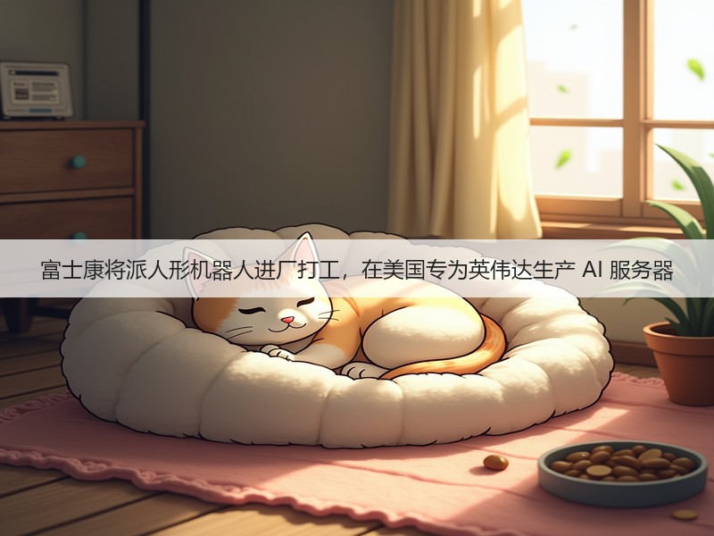 富士康将派人形机器人进厂打工,在美国专为英伟达生产 AI 服务器(图1) 富士康将派人形机器人进厂打工,在美国专为英伟达生产 AI 服务器(图1)