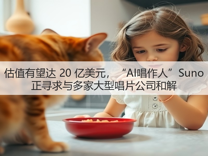 估值有望达 20 亿美元,“AI唱作人”Suno 正寻求与多家大型唱片公司和解(图3) 估值有望达 20 亿美元,“AI唱作人”Suno 正寻求与多家大型唱片公司和解(图3)