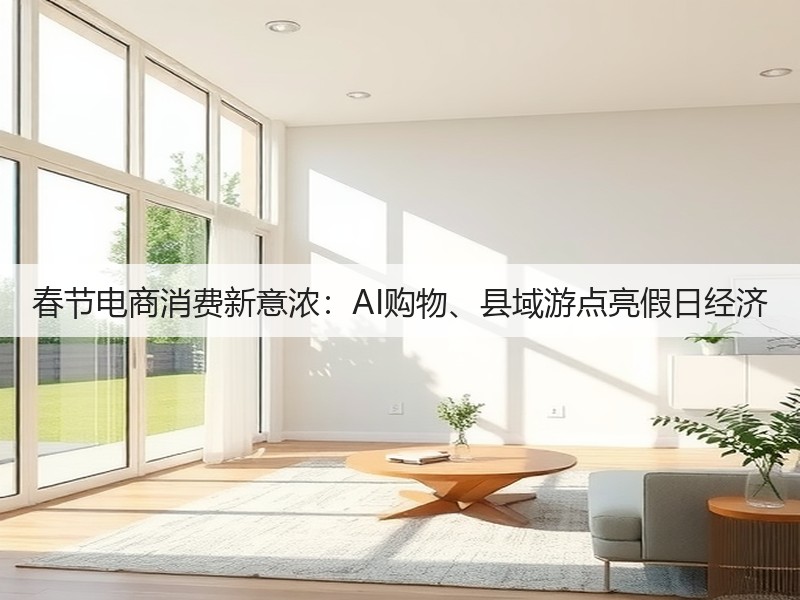 春节电商消费新意浓：AI购物、县域游点亮假日经济(图2)