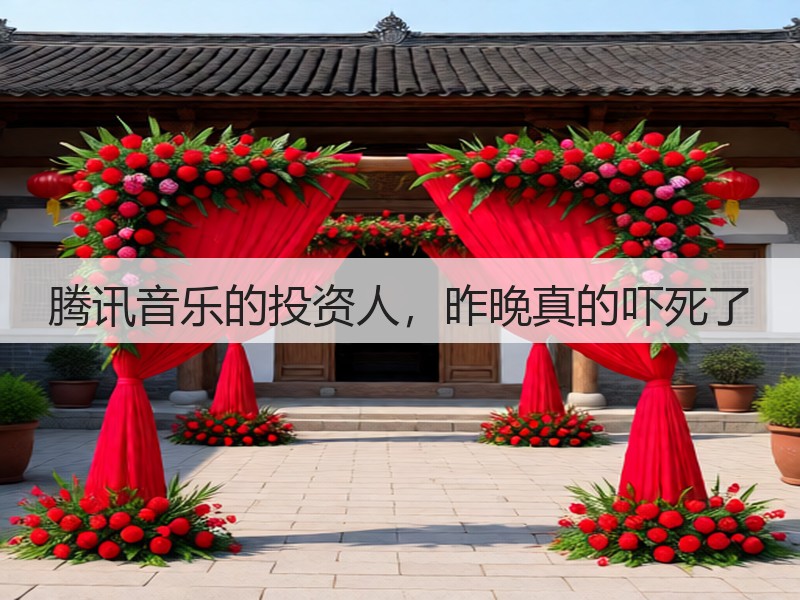 腾讯音乐的投资人，昨晚真的吓死了(图3)