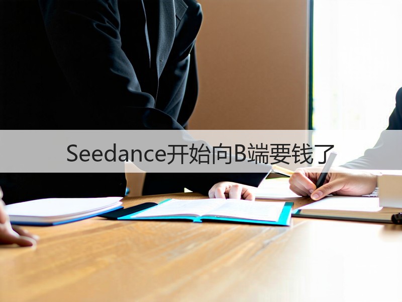 Seedance开始向B端要钱了(图2)