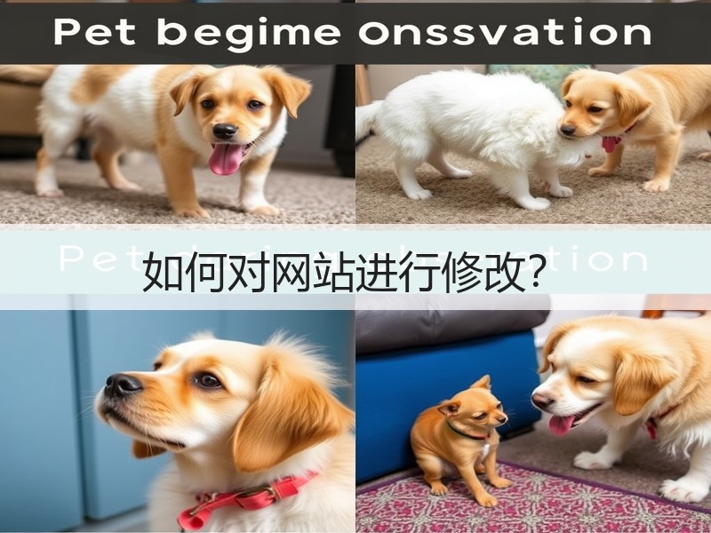 如何对网站进行修改？