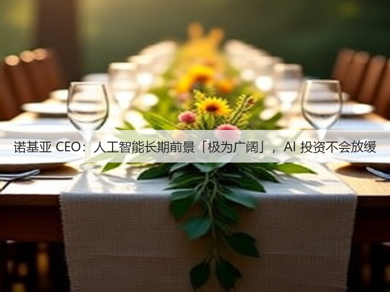 诺基亚 CEO:人工智能长期前景「极为广阔」,AI 投资不会放缓(图2) 诺基亚 CEO:人工智能长期前景「极为广阔」,AI 投资不会放缓(图2)