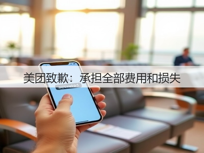 美团致歉:承担全部费用和损失(图3) 美团致歉:承担全部费用和损失(图3)