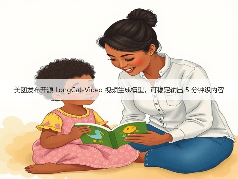 美团发布开源 LongCat-Video 视频生成模型，可稳定输出 5 分钟级内容