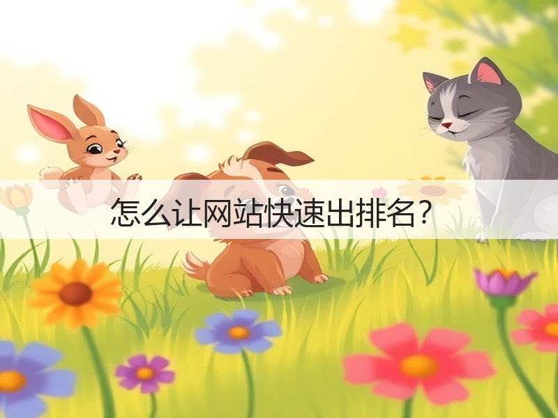 怎么让网站快速出排名?(图3) 怎么让网站快速出排名?(图3)
