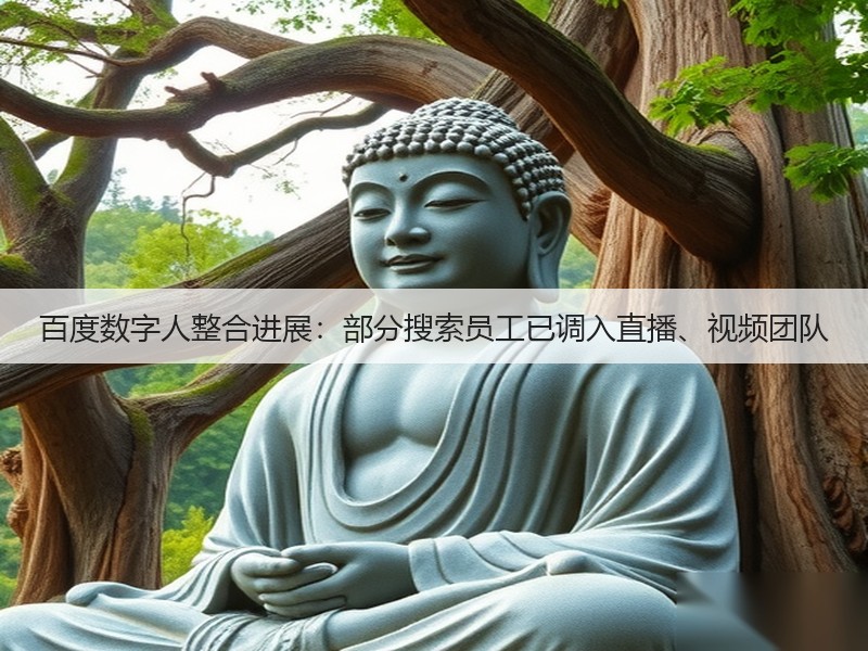百度数字人整合进展:部分搜索员工已调入直播、视频团队(图3) 百度数字人整合进展:部分搜索员工已调入直播、视频团队(图3)