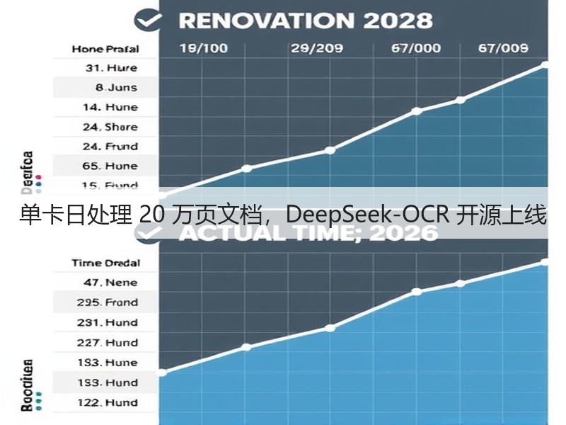 单卡日处理 20 万页文档,DeepSeek-OCR 开源上线(图2) 单卡日处理 20 万页文档,DeepSeek-OCR 开源上线(图2)