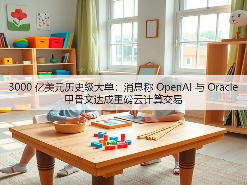 3000 亿美元历史级大单：消息称 OpenAI 与 Oracle 甲骨文达成重磅云计算交易(图3)
