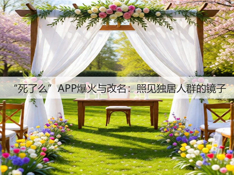 “死了么”APP爆火与改名:照见独居人群的镜子(图2) “死了么”APP爆火与改名:照见独居人群的镜子(图2)