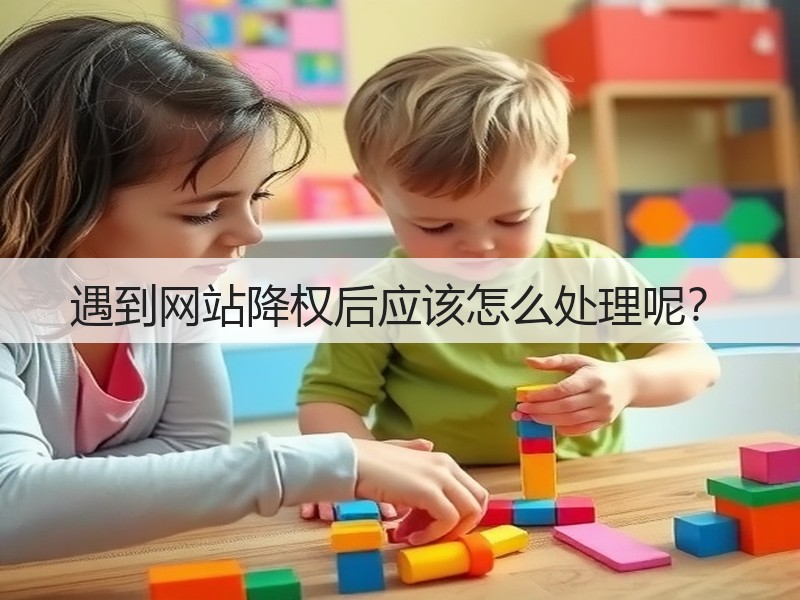 遇到网站降权后应该怎么处理呢？(图1)
