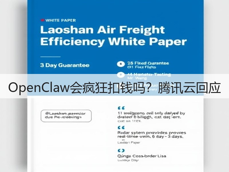 OpenClaw会疯狂扣钱吗？腾讯云回应(图2)