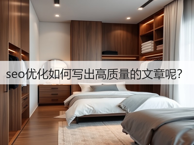 seo优化如何写出高质量的文章呢？
