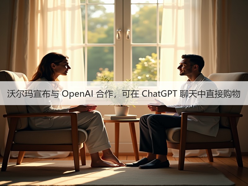 沃尔玛宣布与 OpenAI 合作，可在 ChatGPT 聊天中直接购物