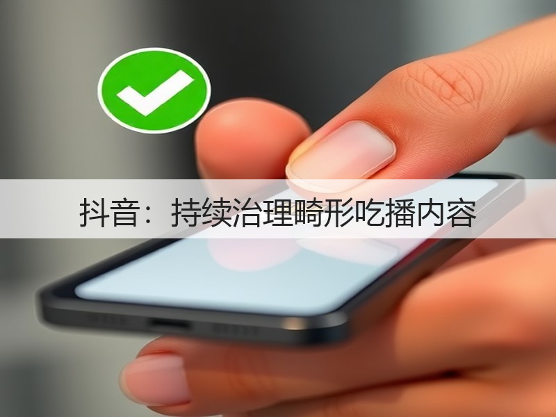 抖音:持续治理畸形吃播内容(图3) 抖音:持续治理畸形吃播内容(图3)