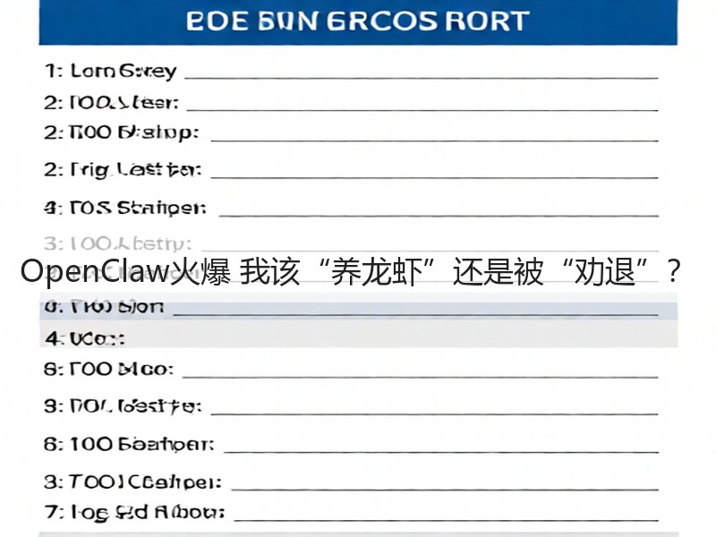 OpenClaw火爆 我该“养龙虾”还是被“劝退”？(图2)
