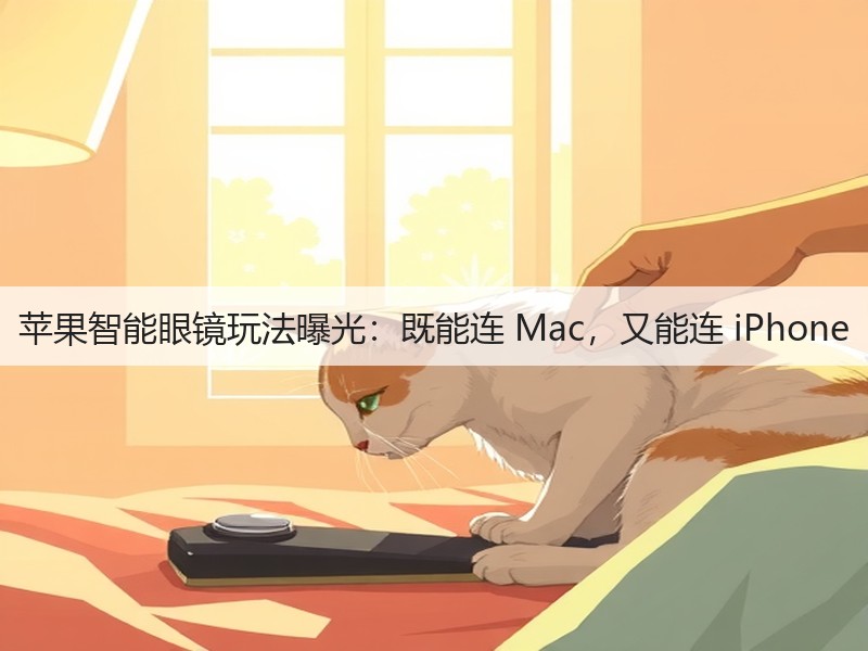 苹果智能眼镜玩法曝光:既能连 Mac,又能连 iPhone(图3) 苹果智能眼镜玩法曝光:既能连 Mac,又能连 iPhone(图3)