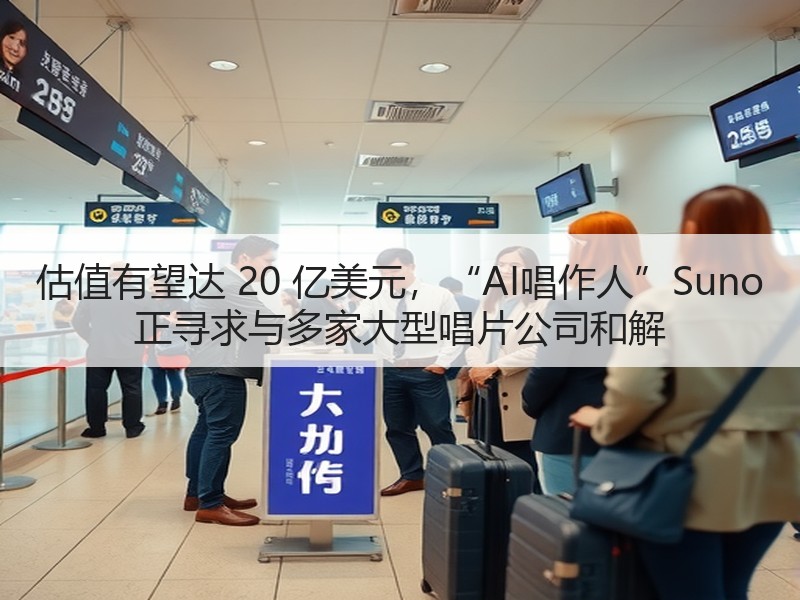 估值有望达 20 亿美元，“AI唱作人”Suno 正寻求与多家大型唱片公司和解