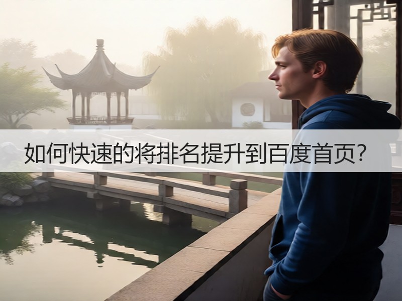 如何快速的将排名提升到百度首页?(图3) 如何快速的将排名提升到百度首页?(图3)