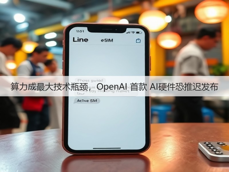 算力成最大技术瓶颈,OpenAI 首款 AI硬件恐推迟发布(图3) 算力成最大技术瓶颈,OpenAI 首款 AI硬件恐推迟发布(图3)
