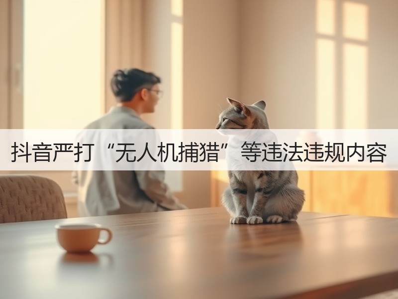 抖音严打“无人机捕猎”等违法违规内容(图2)