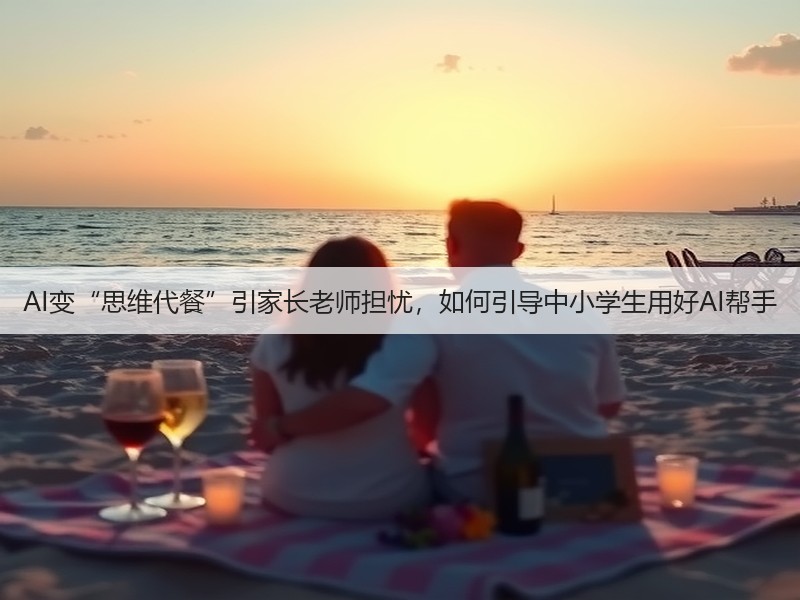 AI变“思维代餐”引家长老师担忧，如何引导中小学生用好AI帮手(图2)