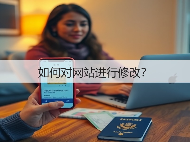 如何对网站进行修改？