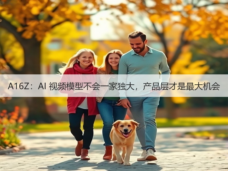 A16Z：AI 视频模型不会一家独大，产品层才是最大机会