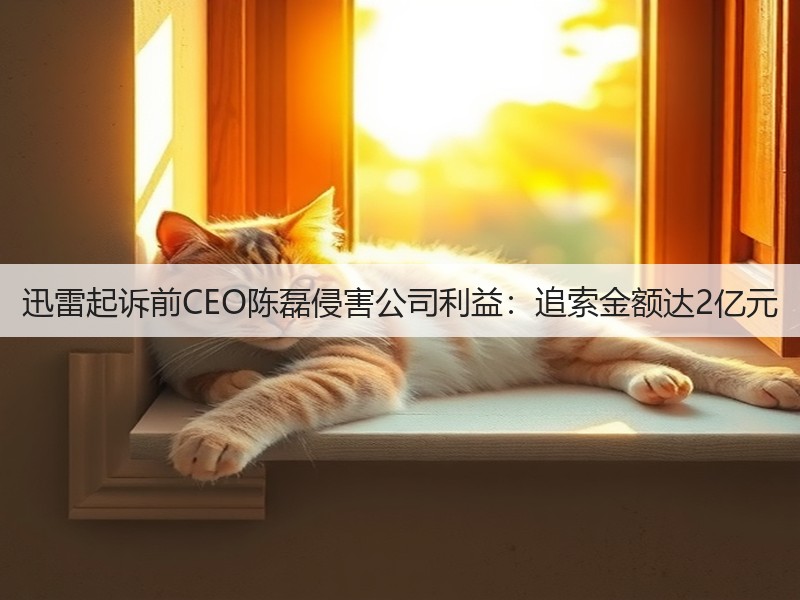 迅雷起诉前CEO陈磊侵害公司利益：追索金额达2亿元(图3)