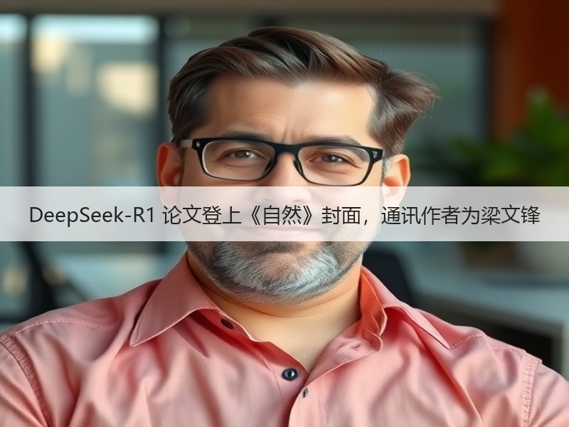 DeepSeek-R1 论文登上《自然》封面，通讯作者为梁文锋