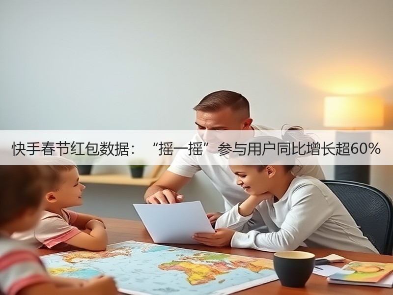 快手春节红包数据：“摇一摇”参与用户同比增长超60%(图2)