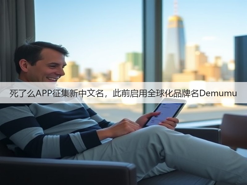 死了么APP征集新中文名,此前启用全球化品牌名Demumu(图2) 死了么APP征集新中文名,此前启用全球化品牌名Demumu(图2)