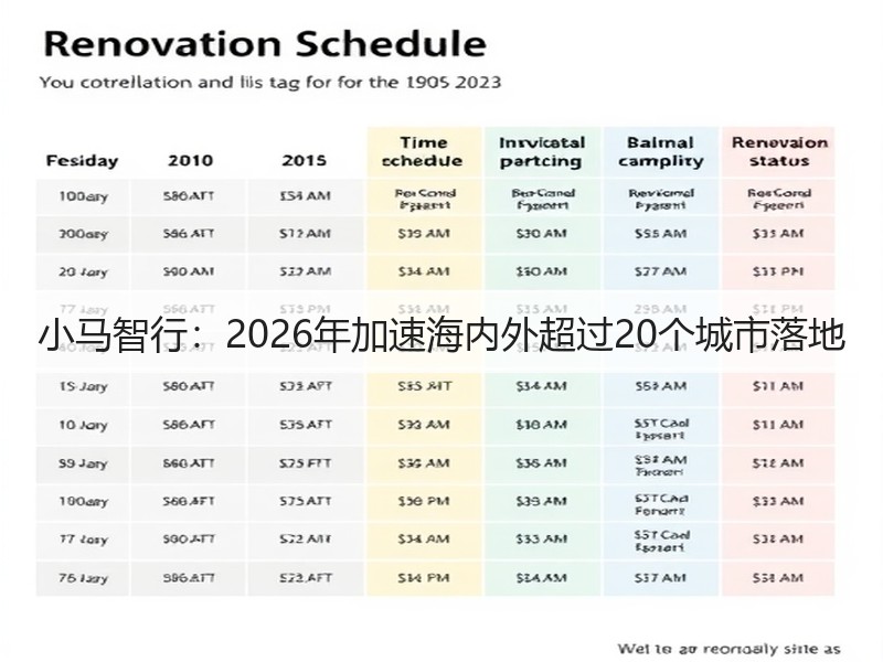 小马智行：2026年加速海内外超过20个城市落地(图3)