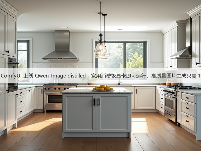 通义千问 ComfyUI 上线 Qwen-Image distilled：家用消费级显卡即可运行，高质量图片生成只需 10 步 5 秒(图3)