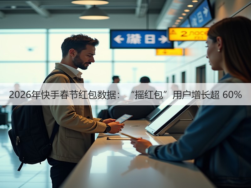 2026年快手春节红包数据：“摇红包”用户增长超 60%(图2)