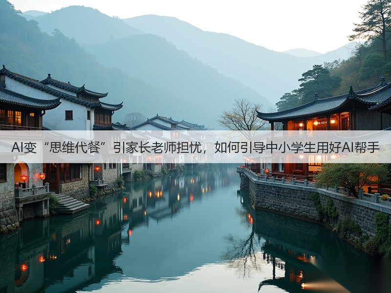 AI变“思维代餐”引家长老师担忧，如何引导中小学生用好AI帮手(图3)