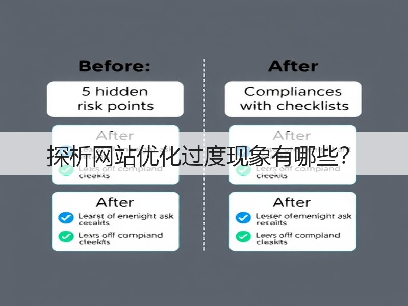 探析网站优化过度现象有哪些？(图2)