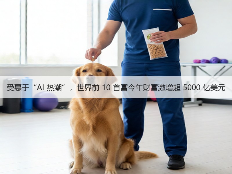 受惠于“AI 热潮”，世界前 10 首富今年财富激增超 5000 亿美元