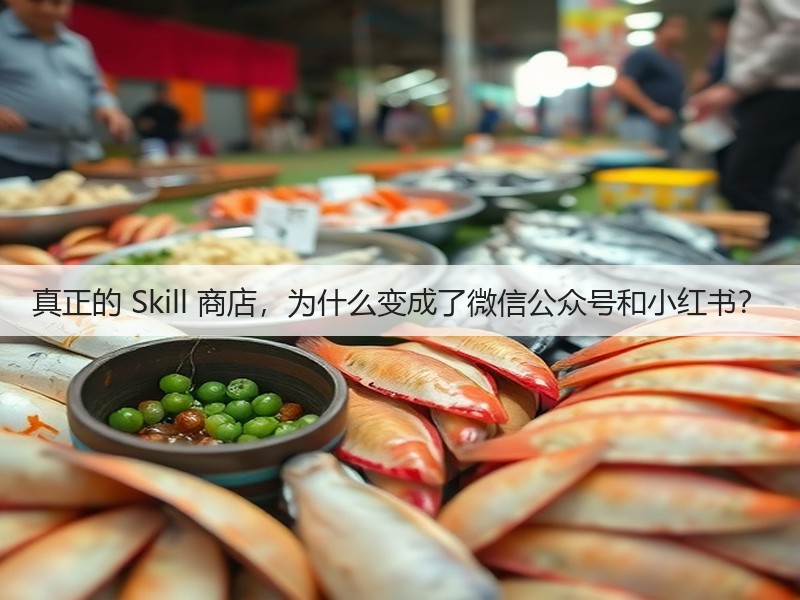 真正的 Skill 商店，为什么变成了微信公众号和小红书？(图3)