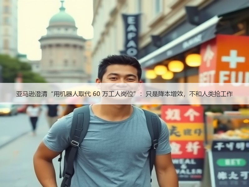 亚马逊澄清“用机器人取代 60 万工人岗位”：只是降本增效，不和人类抢工作