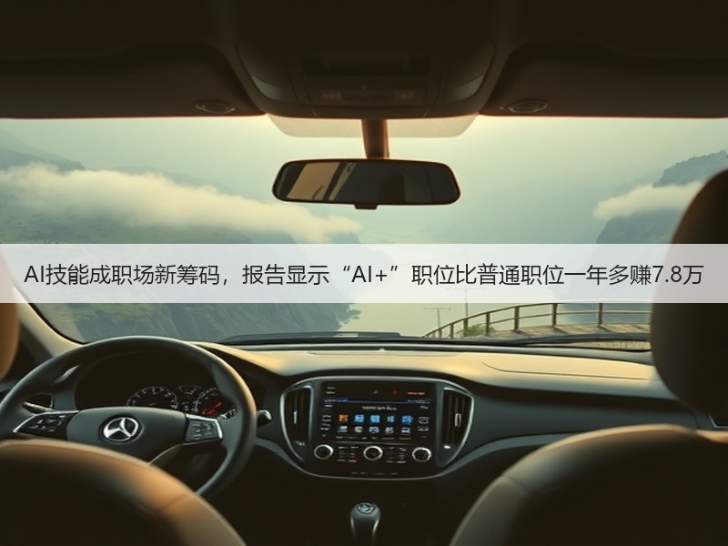 AI技能成职场新筹码，报告显示“AI+”职位比普通职位一年多赚7.8万(图3)