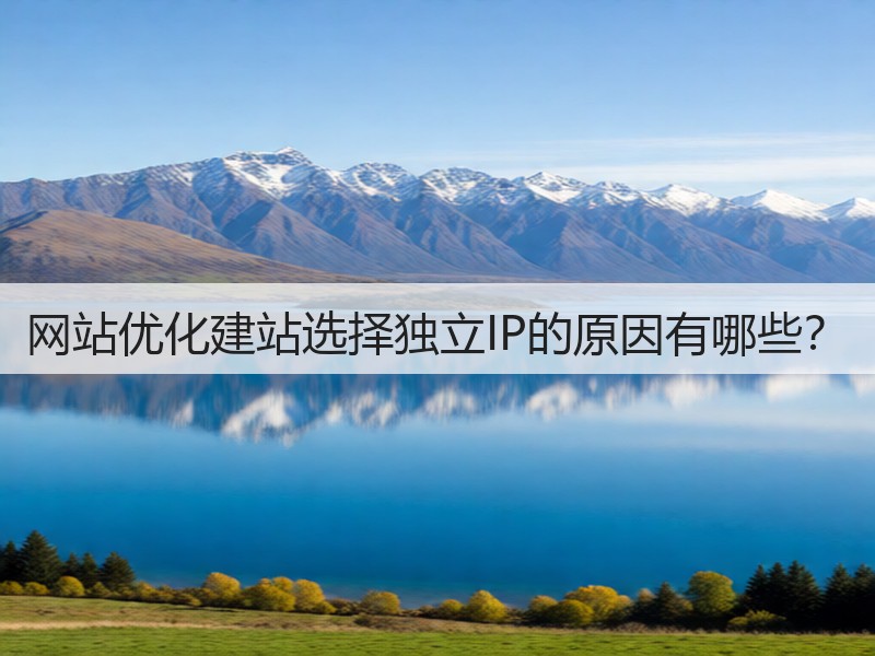 网站优化建站选择独立IP的原因有哪些？(图2)