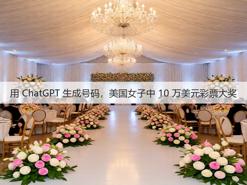 用 ChatGPT 生成号码,美国女子中 10 万美元彩票大奖(图2) 用 ChatGPT 生成号码,美国女子中 10 万美元彩票大奖(图2)
