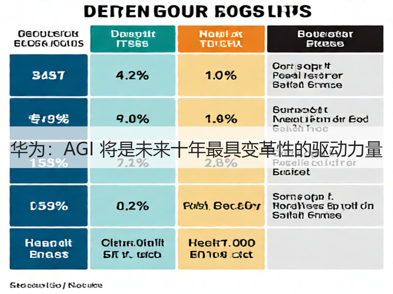 华为：AGI 将是未来十年最具变革性的驱动力量