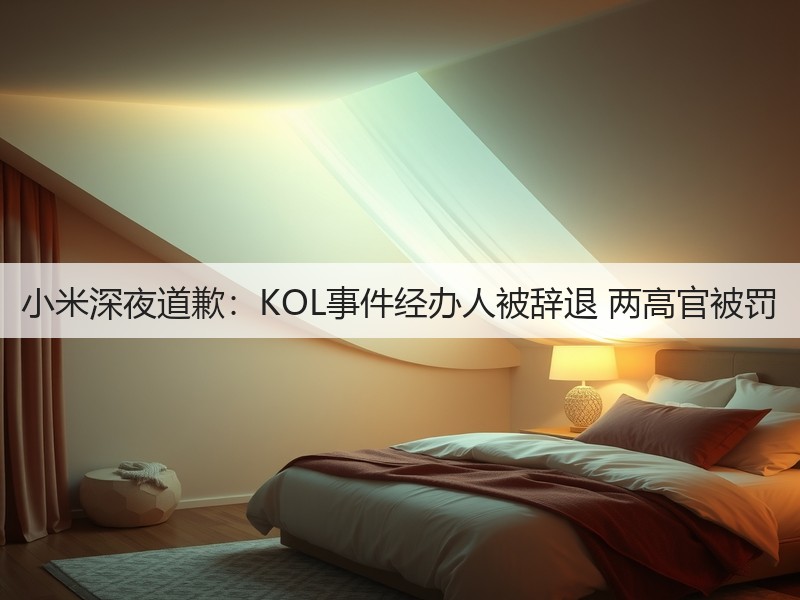 小米深夜道歉:KOL事件经办人被辞退 两高官被罚(图2) 小米深夜道歉:KOL事件经办人被辞退 两高官被罚(图2)