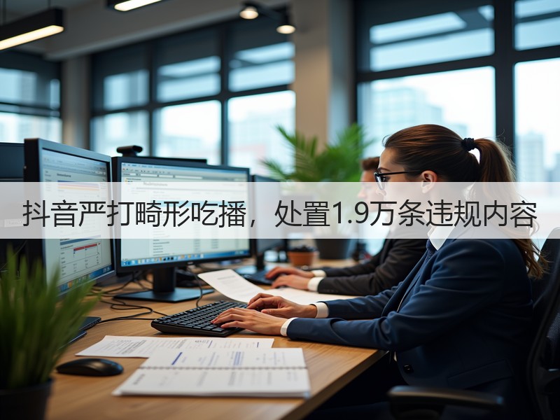 抖音严打畸形吃播，处置1.9万条违规内容(图3)