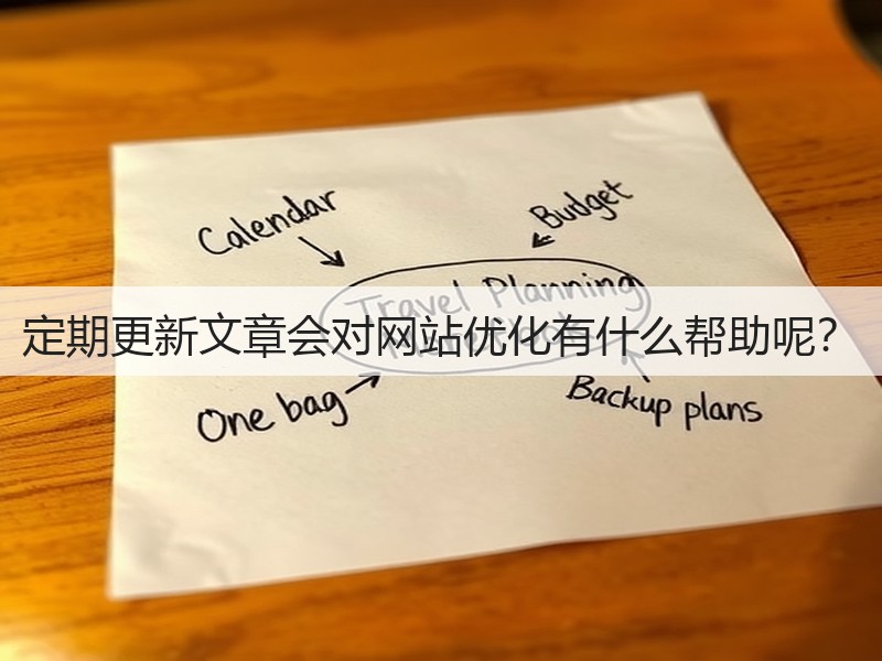 定期更新文章会对网站优化有什么帮助呢?(图1) 定期更新文章会对网站优化有什么帮助呢?(图1)